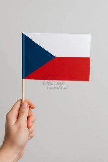 ČR, 100 ks, papírová vlaječka A5